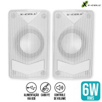 Caixa de Som 6W RMS XC-CM-08 X-Cell - Branca